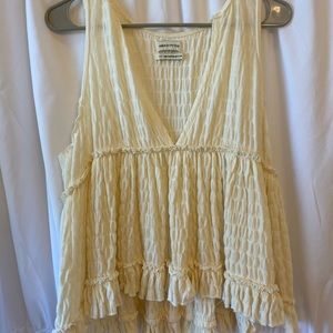 Urban outfitters cream top